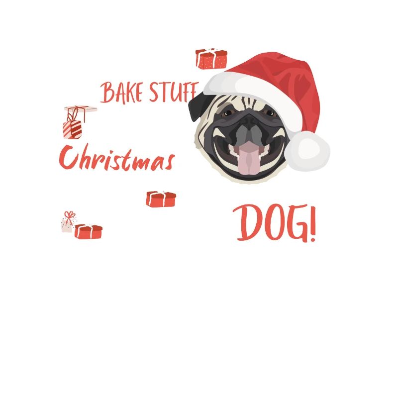 Mops Frohe Weihnachten