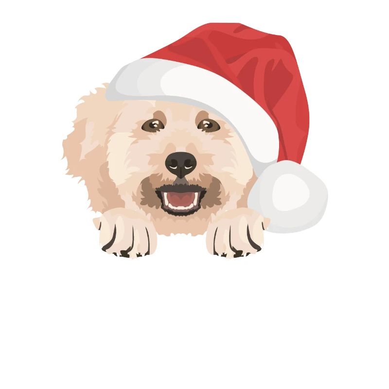 Pudel Frohe Weihnachten