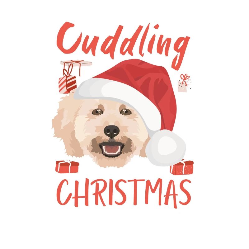 Pudel Frohe Weihnachten