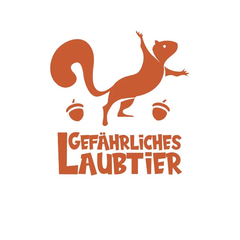 Gefährliches Laubtier Eichhörnchen