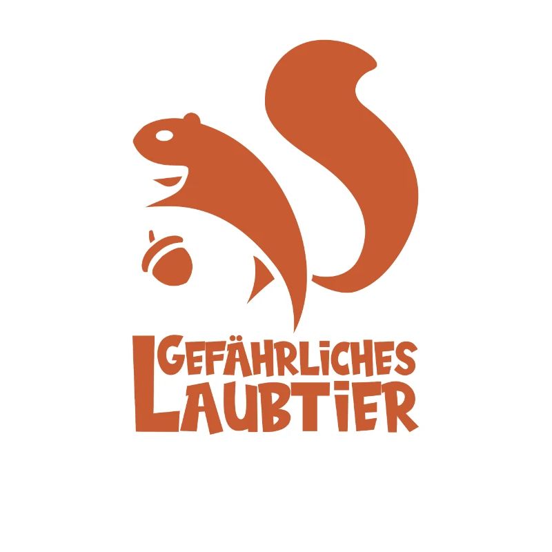 Gefährliches Laubtier Eichhörnchen