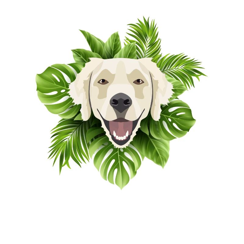 Tropical Golden Retriever
