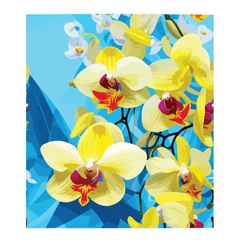 Orchid Pattern Tropical Pattern Jungle Pattern