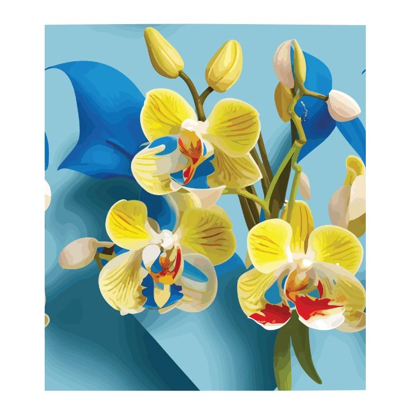 Orchid Pattern Tropical Pattern Jungle Pattern