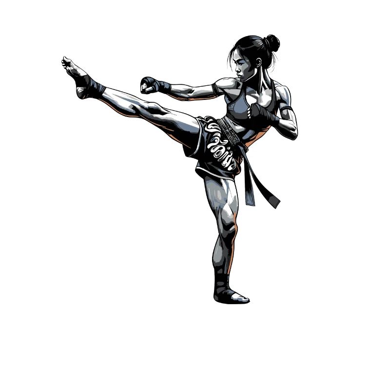 Muay Thai Mädchen