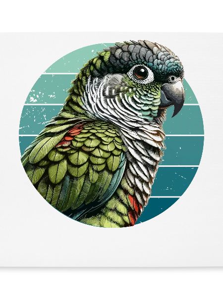 Grünwangen-Conure-Kunst Niedliche Conure