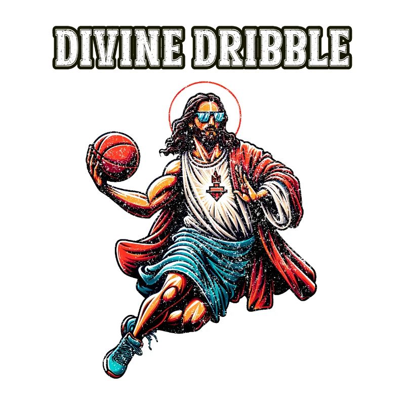Lustiges Jesus-Basketball-Geschenk