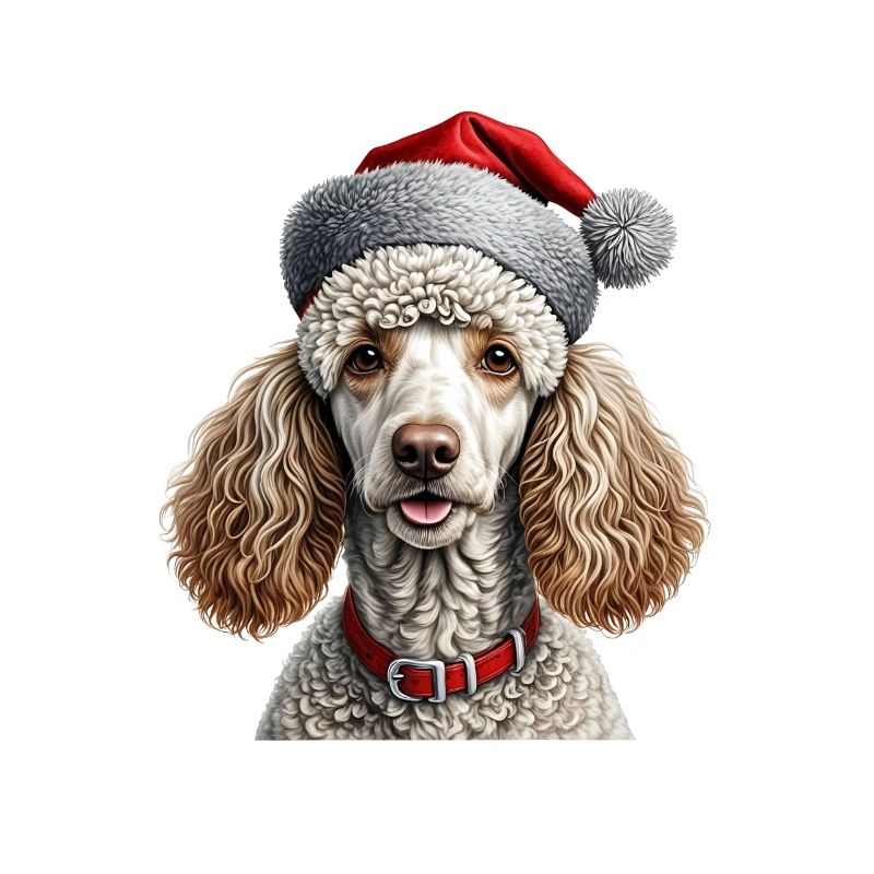Weihnachtspudel Hund