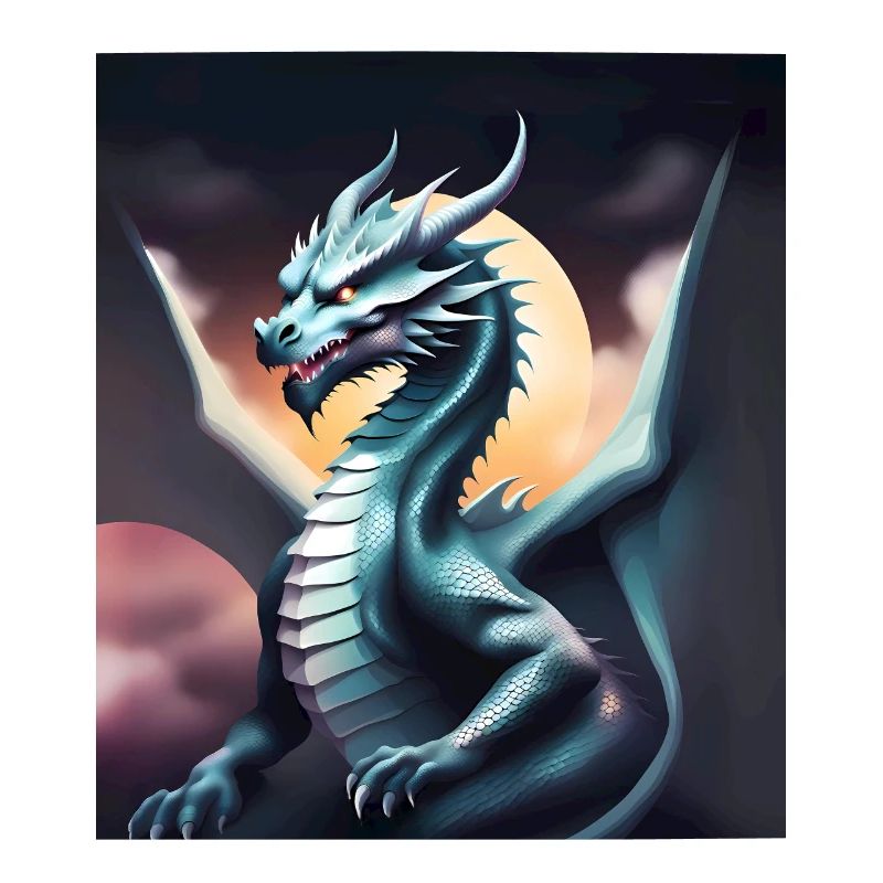 Grauer Drache