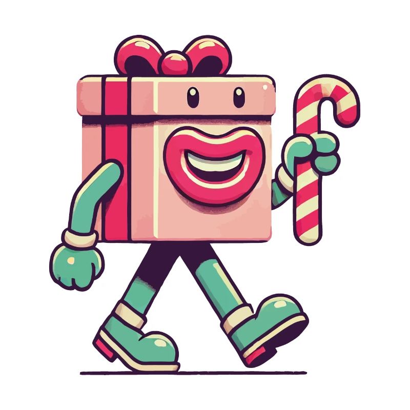 Fröhliches Weihnachtsgeschenk Maskottchen