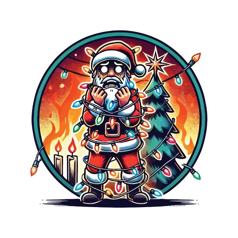 Stromschlag Weihnachtsmann Chaos