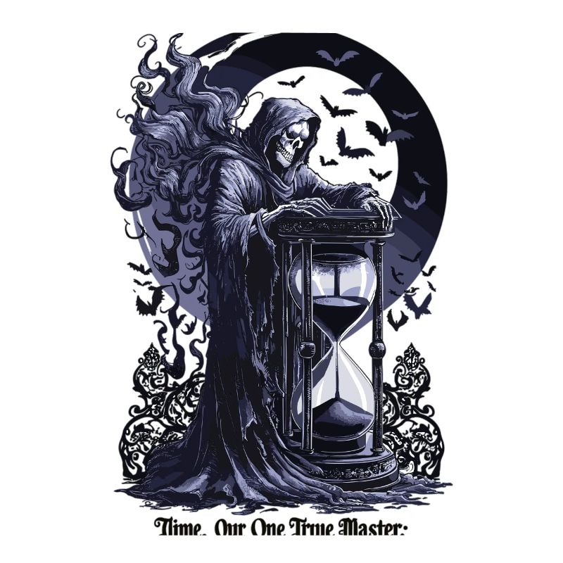 Grim Reaper with Hourglass – Time Our True Master