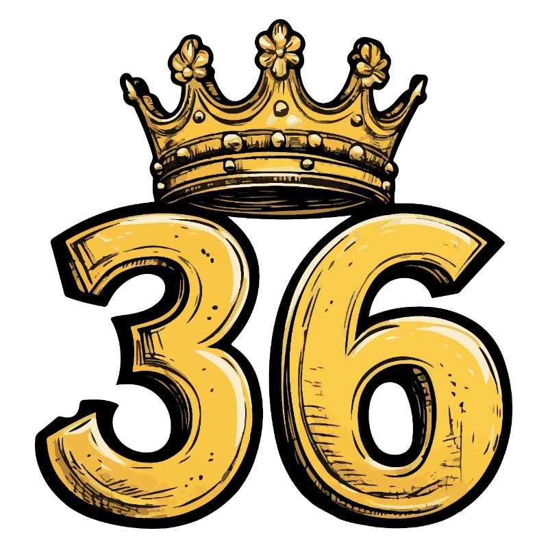 36 Zahl Krone