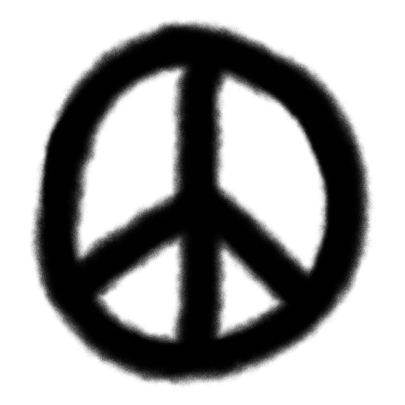 Peace-Zeichen / Graffiti