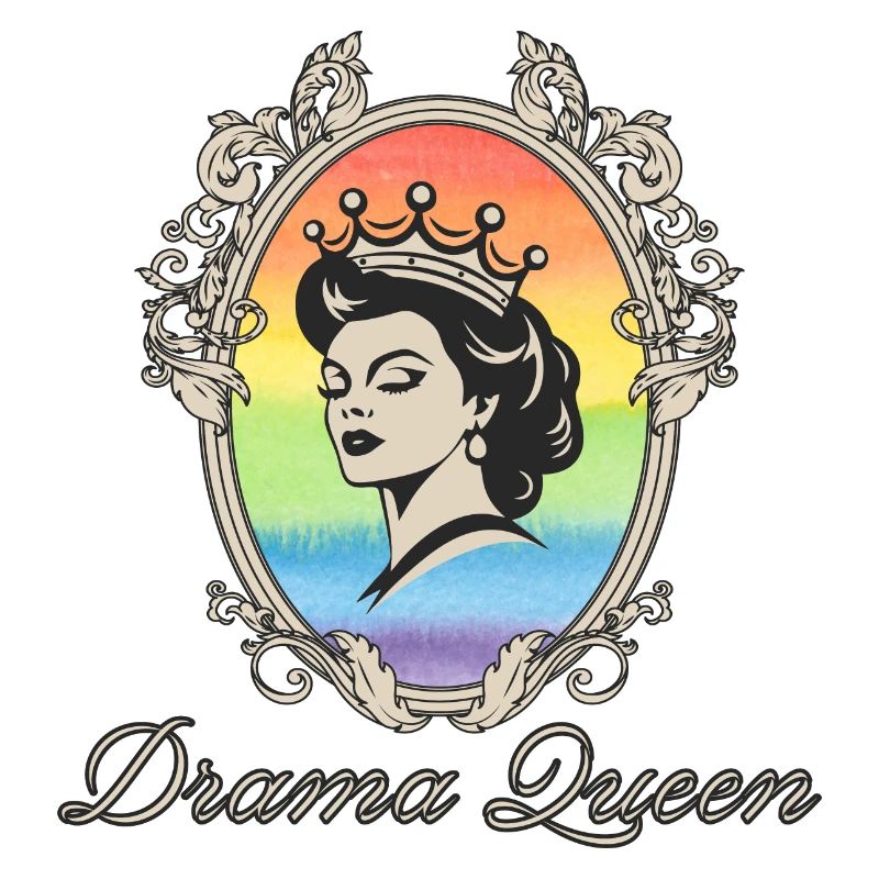 Drama Queen Regenbogenkrone