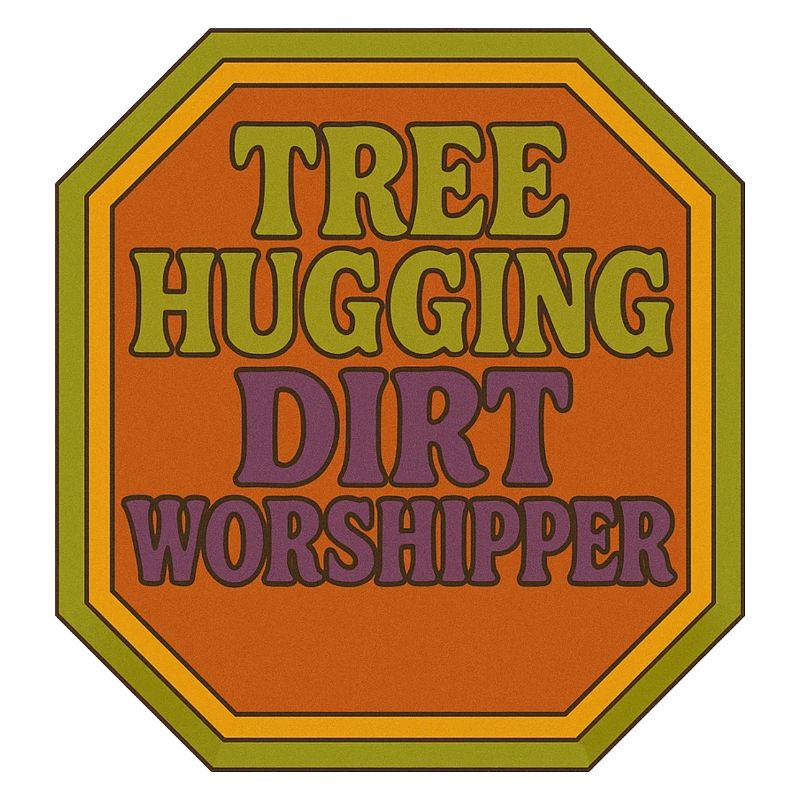 Baumumarmender Drecksanbeter Abzeichen