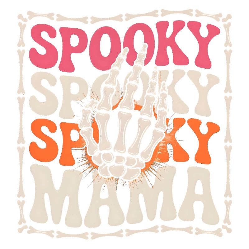 Spooky Mama Skelett Hand