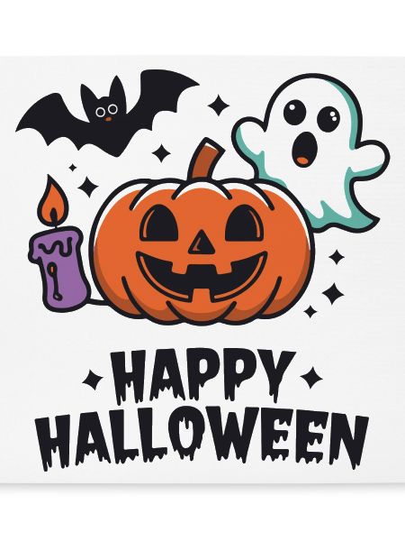 Kürbis-Geist-Fledermaus Halloween