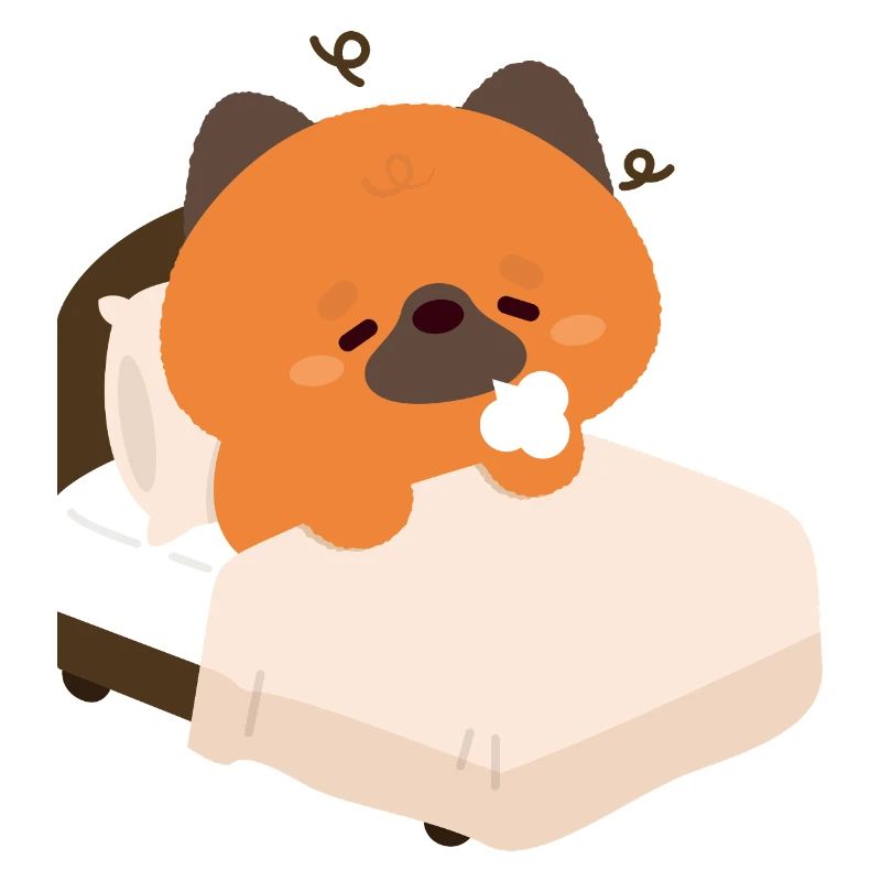 Müder Deutscher Schäferhundwelpe