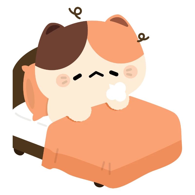 Schläfrige Schildkrötenkatze