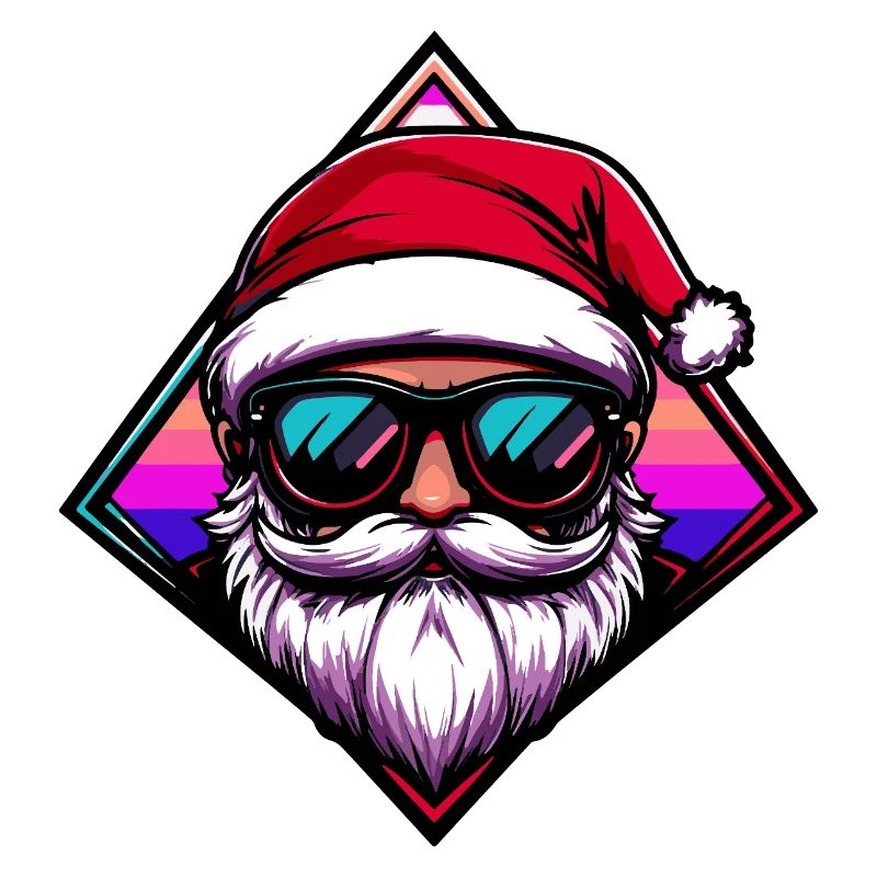 Santa mit Sonnenbrille 