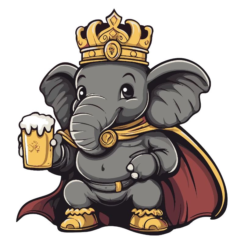 Elefant Bier König