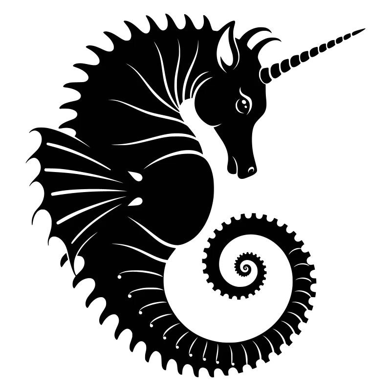 Einhorn-Seepferdchen – Mystisches Meerwesen