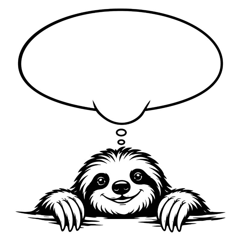 Faultier_mit_Denkblase