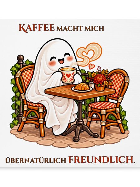 Übernatürlich freundlich dank Kaffee