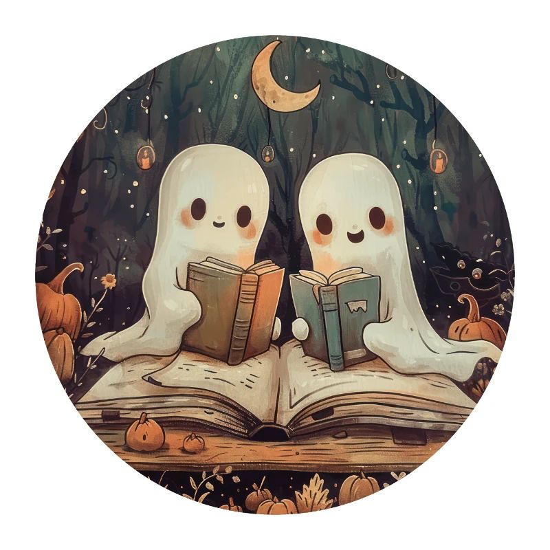 Ghosts, Reading, Book, Library, Halloween