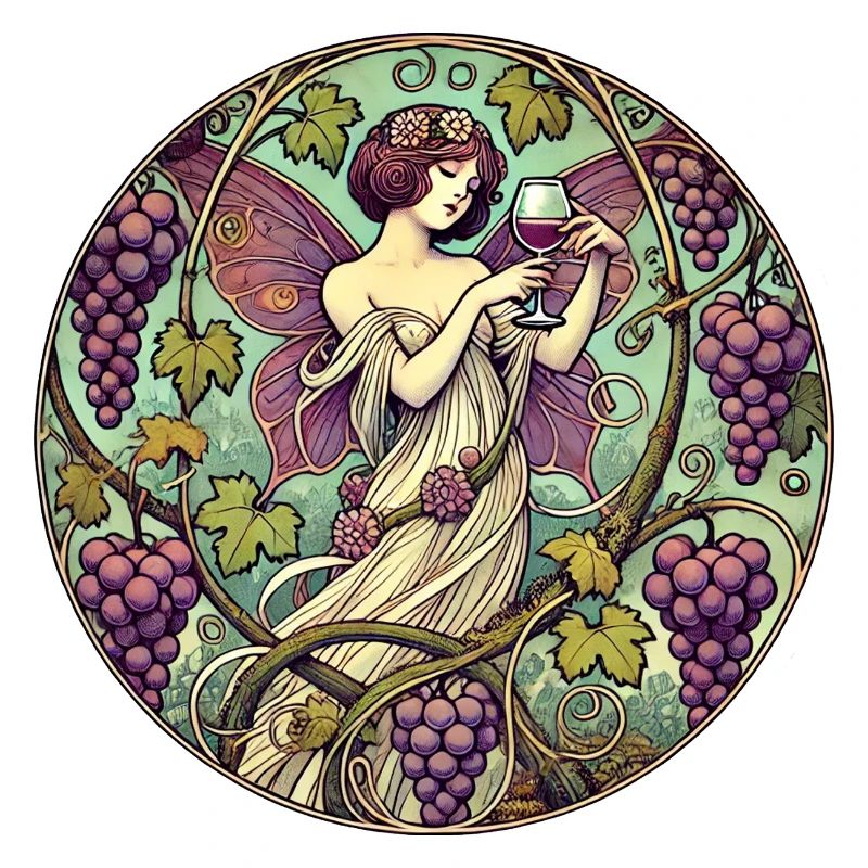 Verzaubertes Feen-Traubengarten-Design