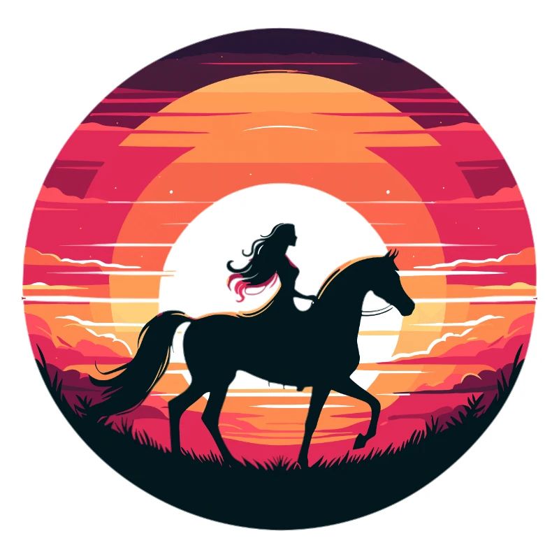 Arabisches Pferd Mädchen