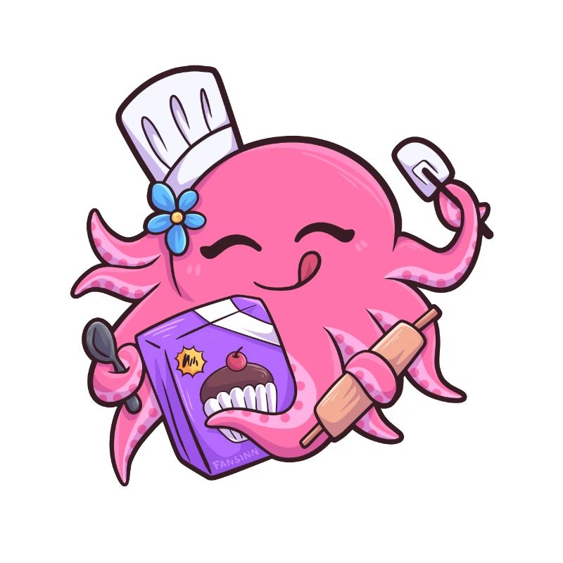 Octopus Cooking Kitchen Octopus Octopus