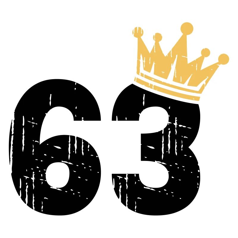 63 Crown 63rd birthday 63 years old