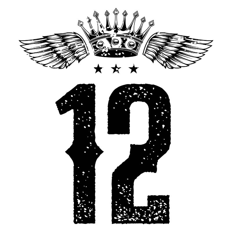 12 Zahl Krone