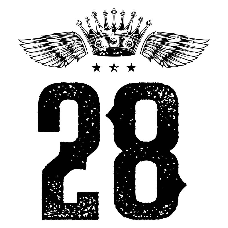 28 Zahl Krone