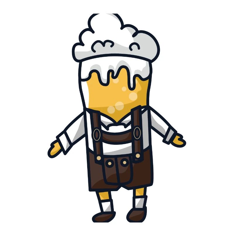 Bier Lederhose Tracht