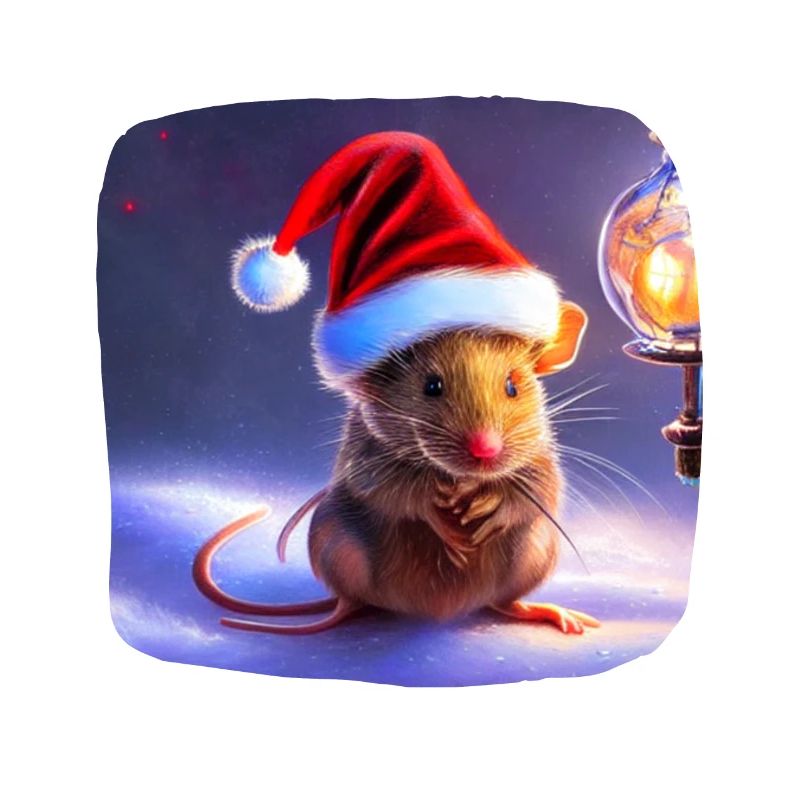Weihnachtsmotiv Maus