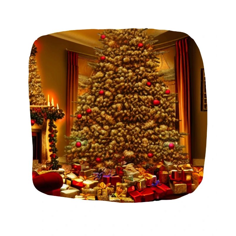 Weihnachtsbaum im Wohnzimmer