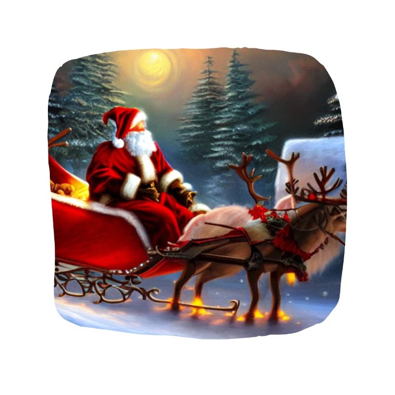 Weihnachtsmann im Schlitten
