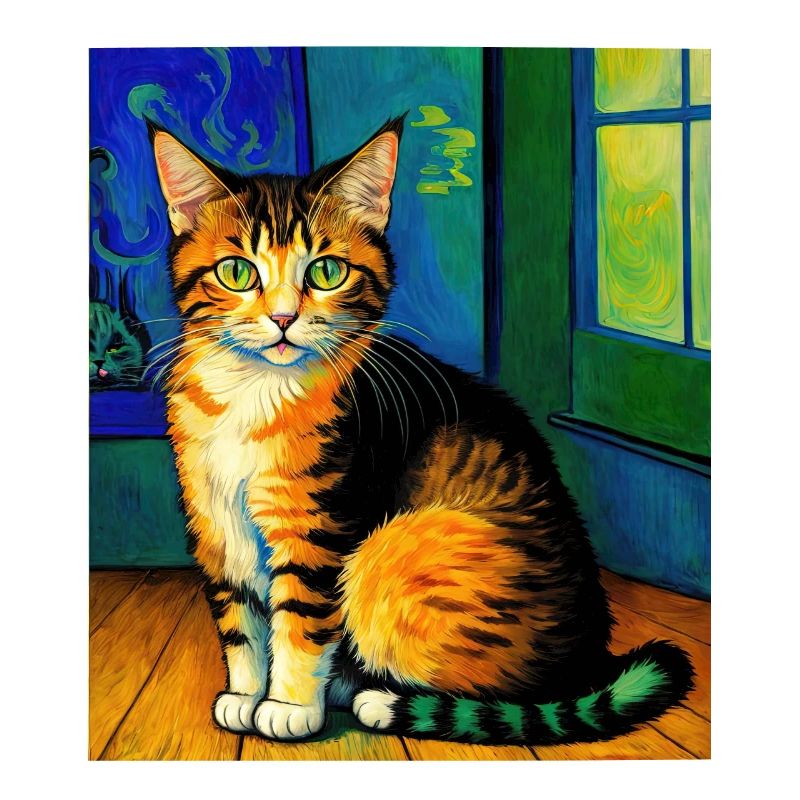 Surréaliste Impressionniste Chat Impressionnisme Chats Ar