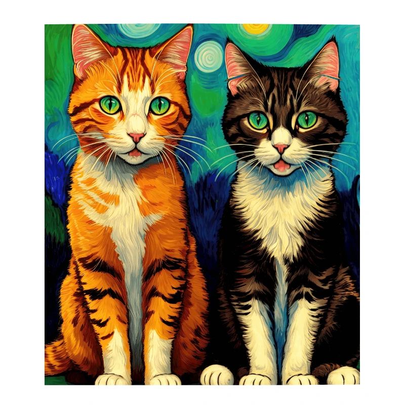Surreal Impressionistic Cat Impressionism Cats Ar