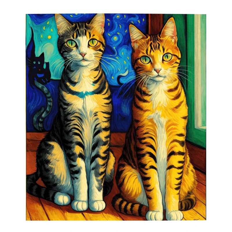Surreal Impressionistic Cat Impressionism Cats Ar