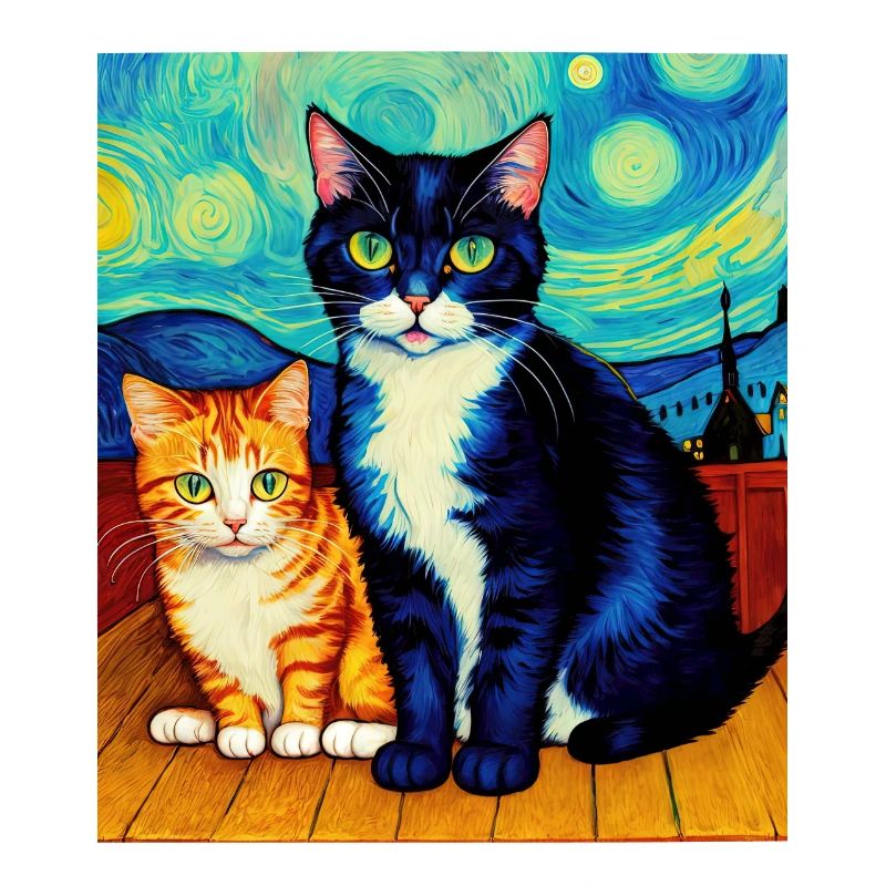 Surréaliste Impressionniste Chat Impressionnisme Chats Ar