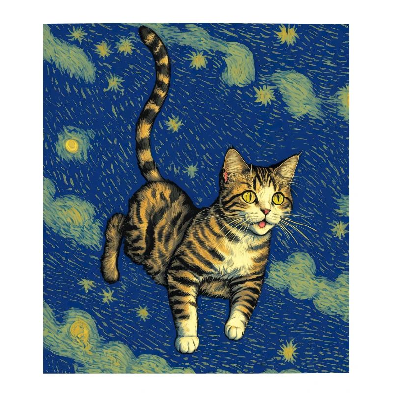 Surreal Impressionistic Cat Impressionism Cats Ar