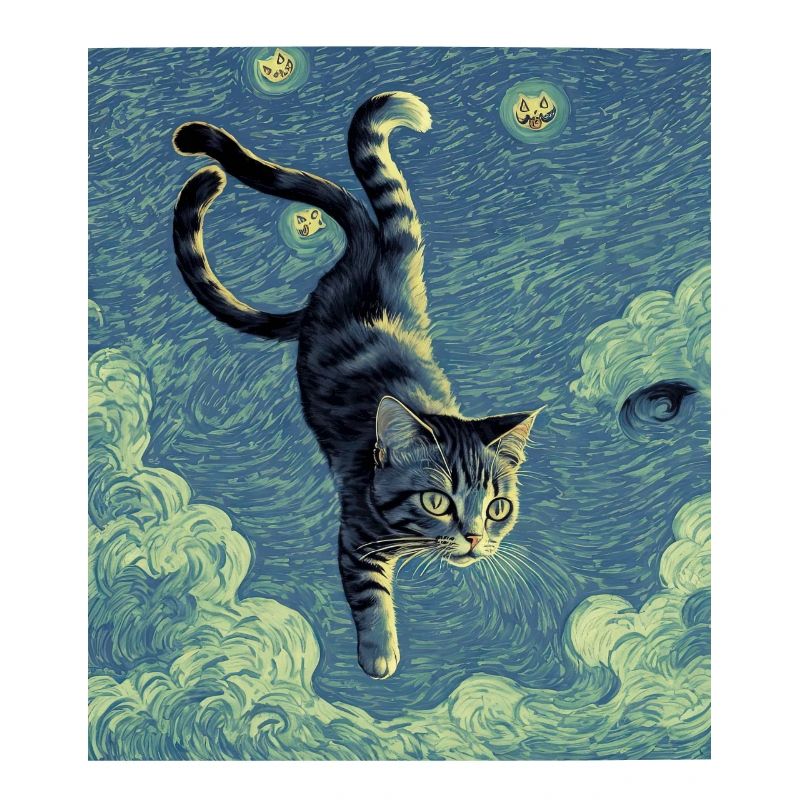 Surreal Impressionistic Cat Impressionism Cats Ar