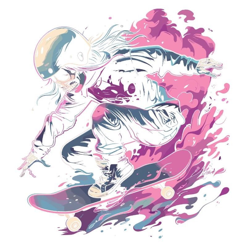 Skateboarder Mädchen