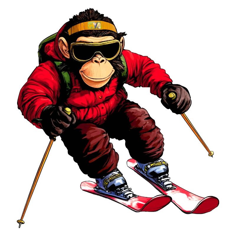 Ski Affe