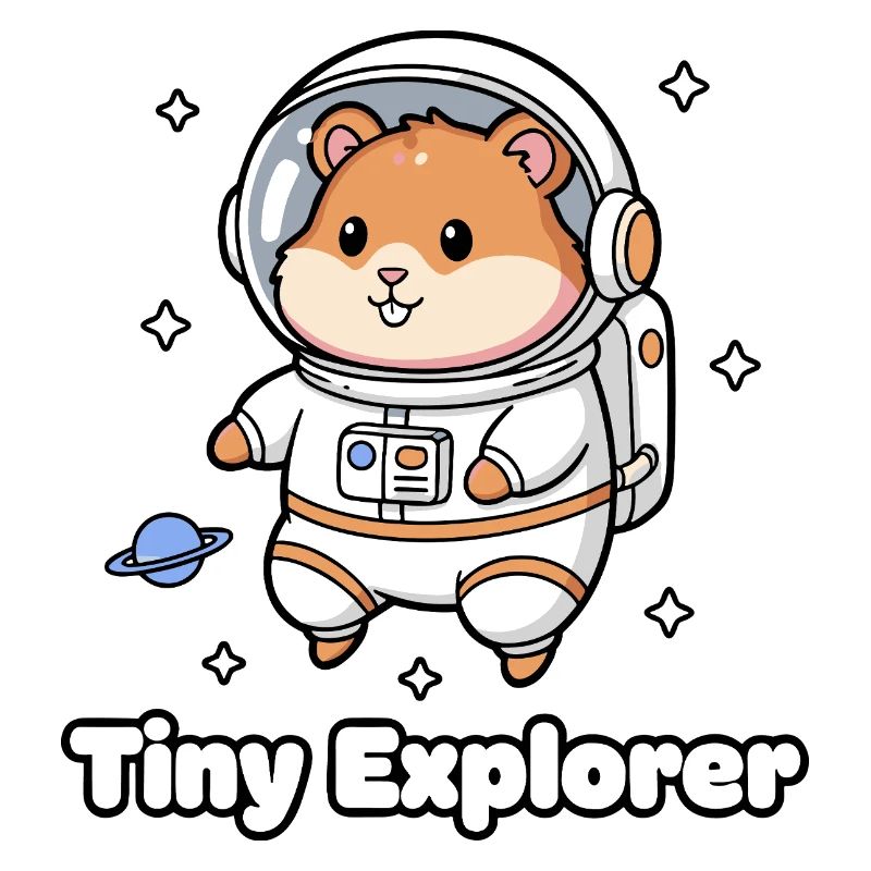 Kleiner Entdecker Hamster Astronaut