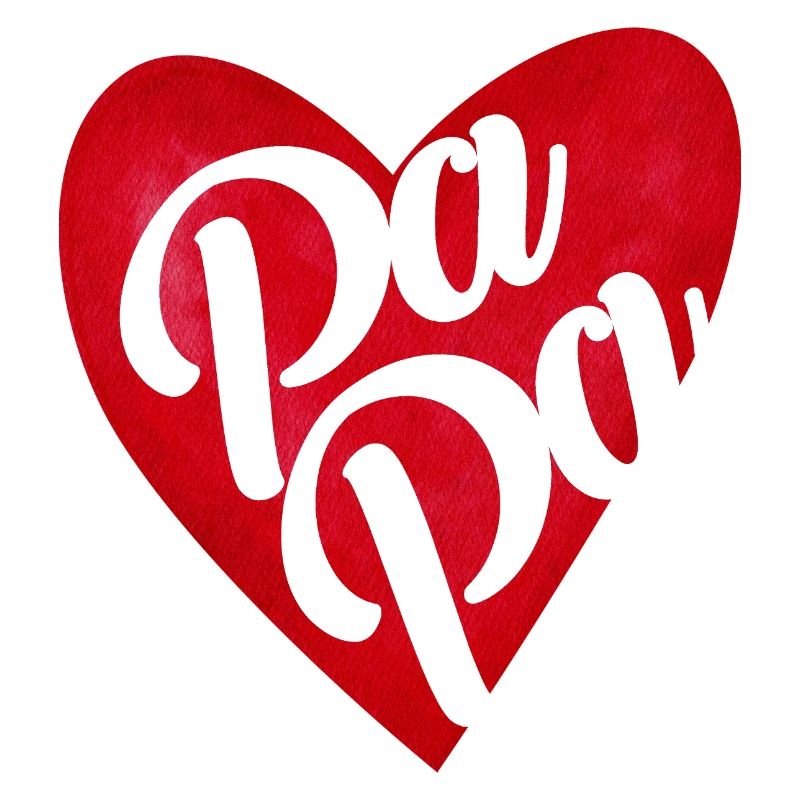 Red Heart Dad – Papa-Geschenk